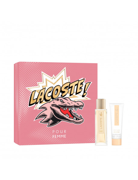 Lacoste Pour Femme 50 ml edp + 50 ml telové mlieko SET 1 Lacoste Pour Femme 50 ml edp + 50 ml telové mlieko SET 1