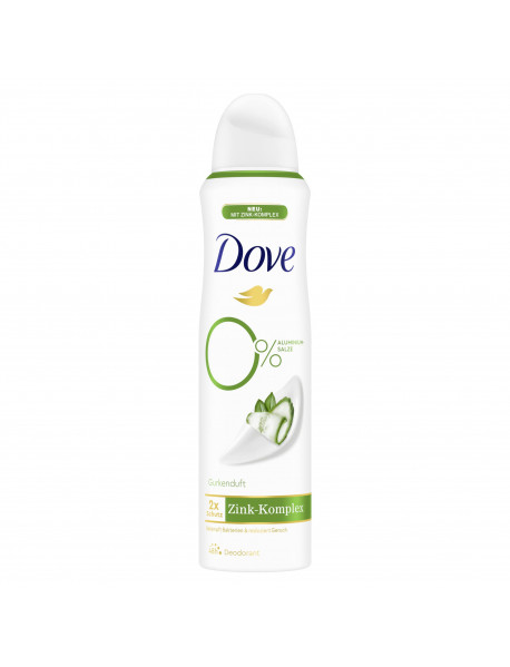 Dove Cucumber aluminium - kontrol 0% deospray 150 ml
