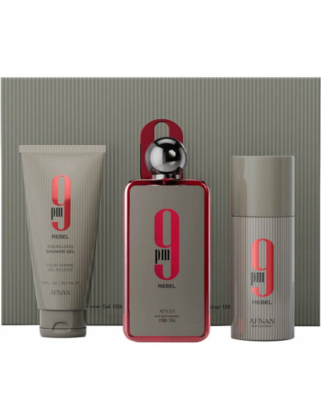 Afnan 9 PM Afnan 9 PM Rebel EDP 100 ml + deodorant s parfumáciou 150 ml + sprchový gél s parfumáciou 150 ml