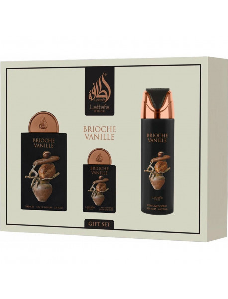  Lattafa Pride Brioche Vanille EDP 100 ml + EDP 20 ml + deospray 200 ml