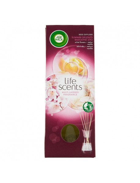 Air Wick vonné tyčinky Life Scents melón, vanilka a biele kvety 30 ml