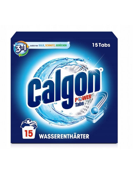 Calgon Power Tabs 3in1 zmäkčovač vody 15 ks 