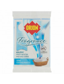 Orion Fragrance štipce do skrine proti moliam - čistá bielizeň 2ks
