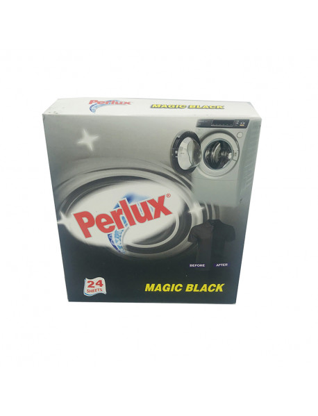 Perlux Magic Black obrúsky na bielu bielizeň a biele oživenie  24ks