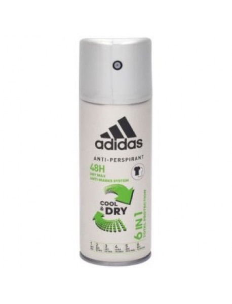 Adidas dezodorant 6in1 Cool&Dry 150ml