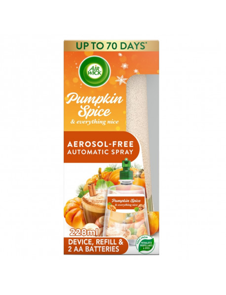 Air Wick Active Fresh Family Pumpkin Spice & Everything Nice automatický osviežovač vzduchu s náplňou 228 ml Air Wick Active Fresh Family Pumpkin Spice & Everything Nice automatický osviežovač vzduchu s náplňou 228 ml