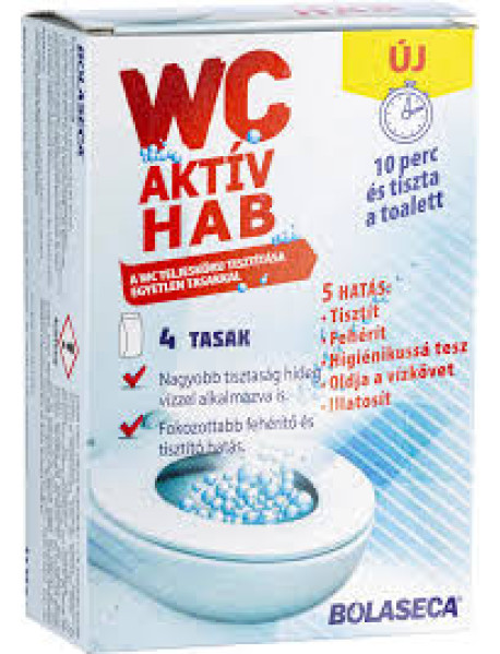 Bolaseca WC čistič - aktívna pena 4x55 g Bolaseca WC čistič - aktívna pena 4x55 g