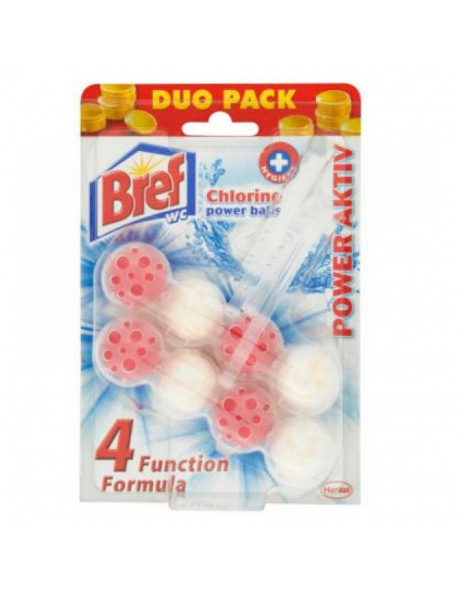 Bref Power Active 4 Formula Chlorine  WC blok 2 x 50 g. 