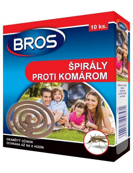 Bros spirála proti komárom 10 ks 