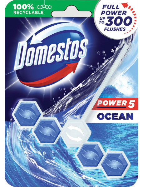 Domestos Power5 Ocean WC blok 55g