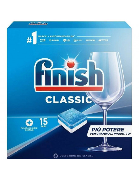 Finish Tabs Classic do umývačky riadu 15 ks Finish Tabs Classic do umývačky riadu 15 ks