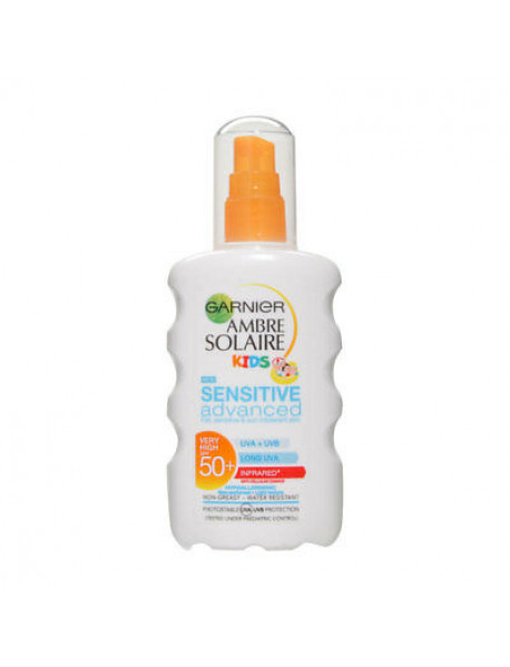 Garnier Ambre Solaire detský sprej na opaľovanie SPF 50+ 200 ml