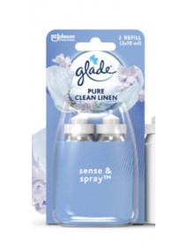 Glade Sense & Spray Pure Clean Linen náhradná náplń 2x18 ml