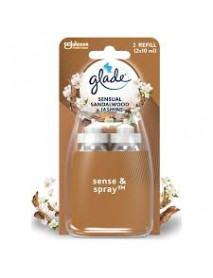 Glade Sense & Spray Sensual Sandalwood & Jasmine náhradná náplń 2x18 ml