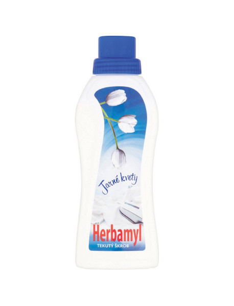 Herbamyl tekutý škrob jarné kvety 500 ml Herbamyl tekutý škrob jarné kvety 500 ml