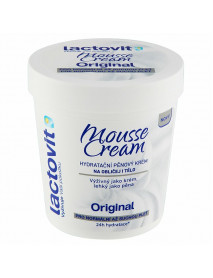 Lactovit Lactourea Mousse Cream penový krém pre normálnu až suchú pleť 250 ml