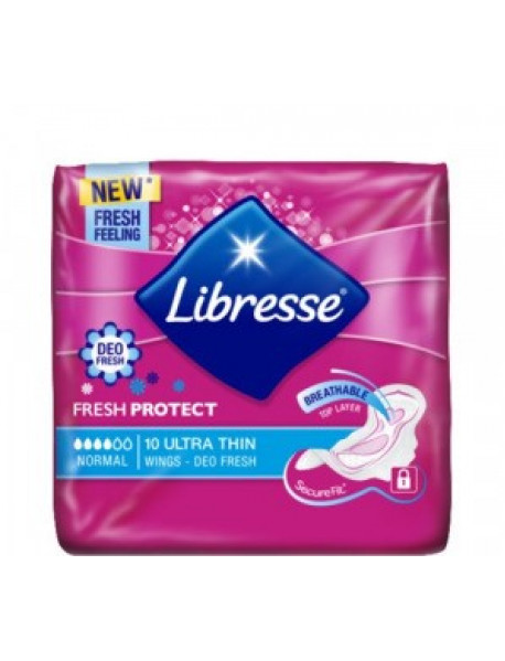 Libresse Ultratenké vložky - Fresh protect 10 ks
