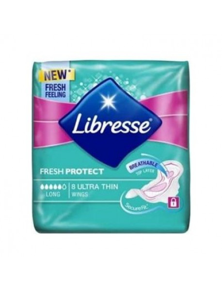 Libresse Fresh Protect Ultra Thin Long Wings 8 ks