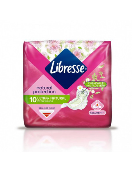 Libresse Ultra Normal Wing hygienické vložky, 10 ks Natural Protection