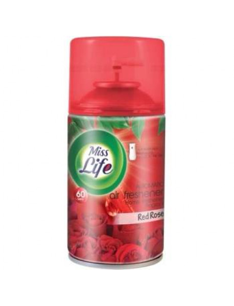 Miss Life Red Rose náhradná náplň do elektrického osviežovača 250 ml