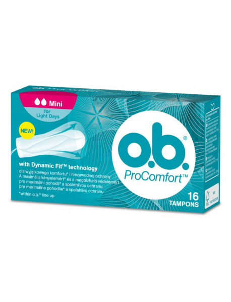 o.b. tampóny Pro Comfort Mini 16 ks