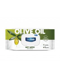 Deep Fresh vlhčené obrúsky Olivový olej 120 ks