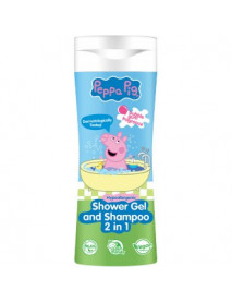 Peppa Pig sprchový gél a šampón Bubble Gum 2in1 300 ml 
