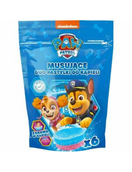Paw Patrol kúpeľové šumivé kapsule dvojfarebné 6x20g Paw Patrol kúpeľové šumivé kapsule dvojfarebné 6x20g