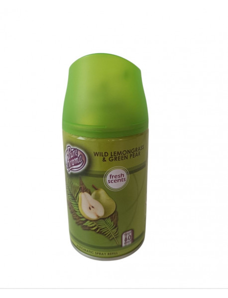 Pure Aroma náplň do osviežovača vzduchu - divoká citrónová tráva a hruška - 250 ml 