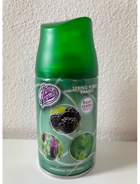 Pure Aroma náplň do osviežovača vzduchu - rozmarín, černica, listy - 250 ml Pure Aroma náplň do osviežovača vzduchu - rozmarín, černica, listy - 250 ml