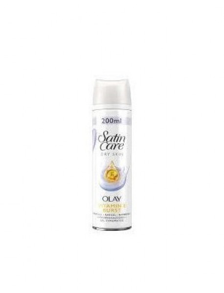 Gillette Satin Care for Dry skin - Olay Vitamin E gél na holenie 200 ml Gillette Satin Care for Dry skin - Olay Vitamin E gél na holenie 200 ml