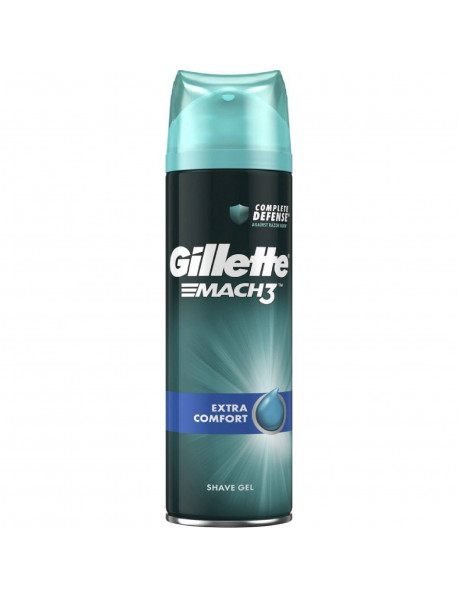 Gillette Mach 3 Extra comfort gél na holenie 200 ml Gillette Mach 3 Extra comfort gél na holenie 200 ml