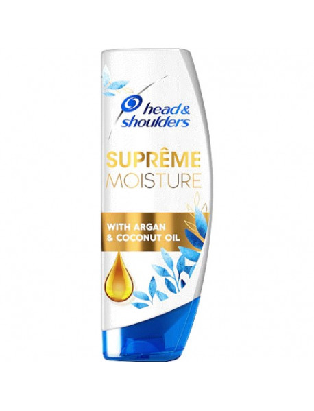 HEAD & SHOULDERS SUPREME ŠAMPÓN PROTI LUPINÁM S ARGÁNOVÝM A KOKOSOVýM OLEJOM OLEJOM PRE ŽENY 360 ML