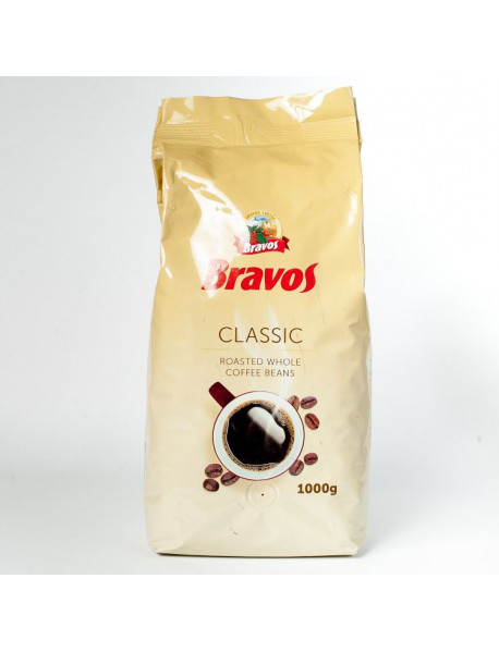 Bravos Classic zrnková káva 1Kg