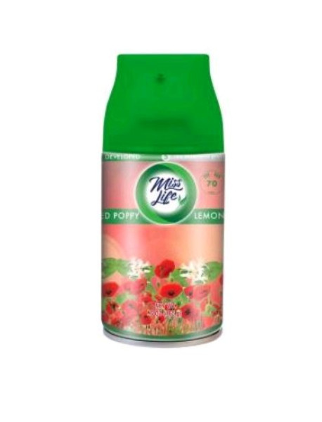 Miss Life Red Poppy & Leon Citrus náhradná náplň do elektrického osviežovača 250 ml