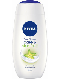 Nivea Care & Star Fruit sprchový gél 250 ml