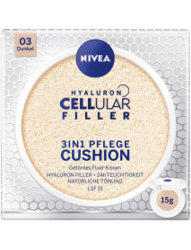 Nivea Hyaluron Cellular Filler make-up 3v1 odtieň 03 Dunkel 