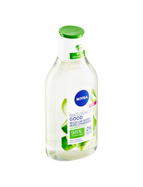 Nivea micelárna voda Naturally Good 400 ml 