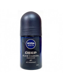 Nivea Men Deep Charcoal Dark Wood guľočkový deodorant 50 ml