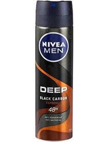 Nivea Men Deep Black Carbon Espresso deospray 150 ml