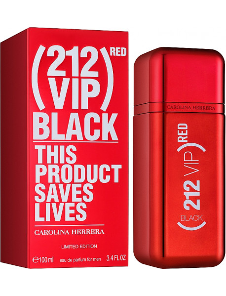 Carolina Herrera 212 VIP Black Red For Men L.E. 100 ml edp TESTER
