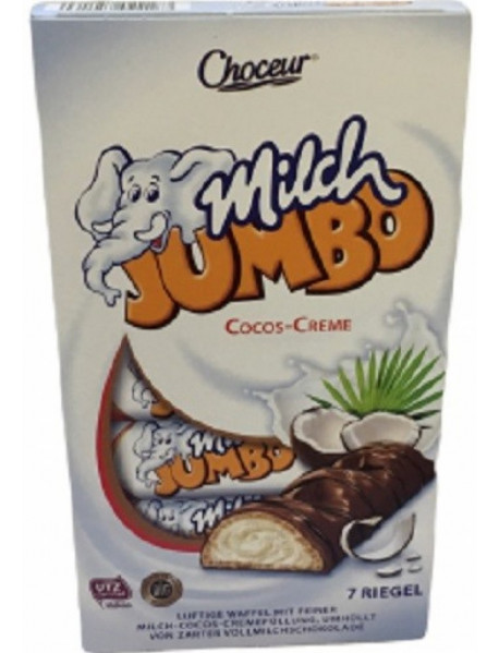 Choceur Milch Jumbo   mliečne tyčinky Hazelnut Chocolate  150 g