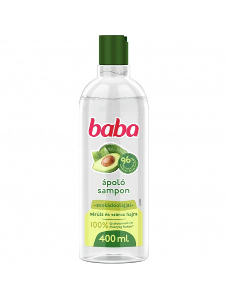 Baba šampón pre poškodené a suché vlasy s Avokádový olejom 400 ml
