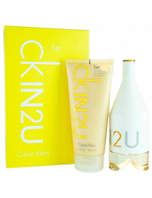 Calvin Klein In2U Darčekový SET for her /150 ml edt + 200 ml bl/