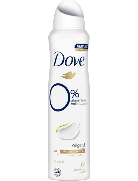 Dove Original 0% aluminium deospray 150 ml Dove Original 0% aluminium deospray 150 ml