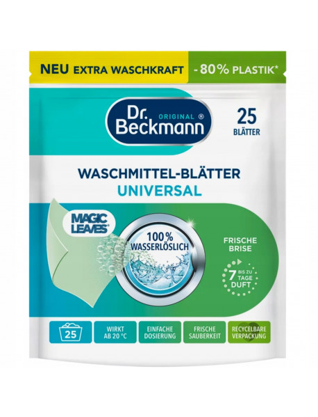 Dr. Beckmann Magic Leaves pracie papieriky Universal 25 ks
