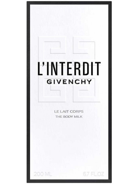 GIVENCHY L´INTERDIT dámske telové mlieko 200 ml