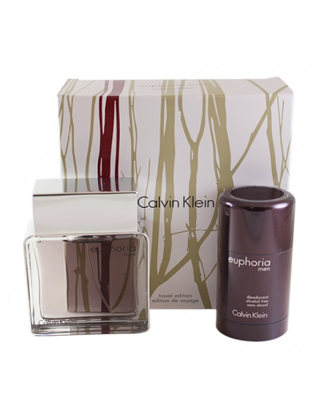 Calvin Klein Euphoria Men Travel SET 100 ml edt + 75 ml dst