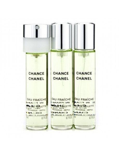 Chanel Chance Eau Fraiche 3x20 ml EDT náplne WOMAN