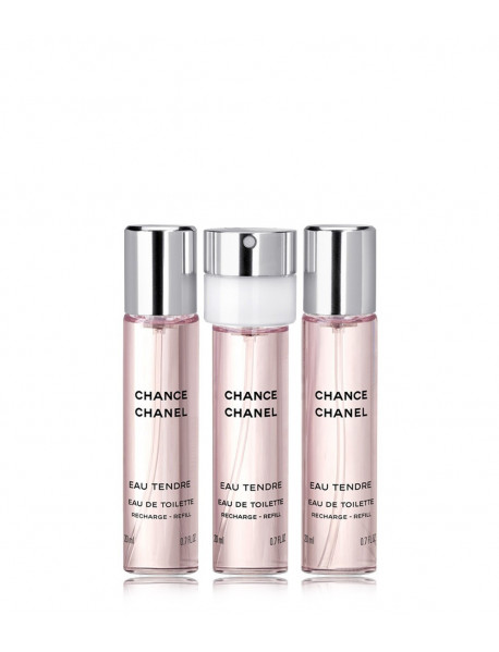 Chanel Chance Eau Tendre 3x20 ml EDT náplne WOMAN
